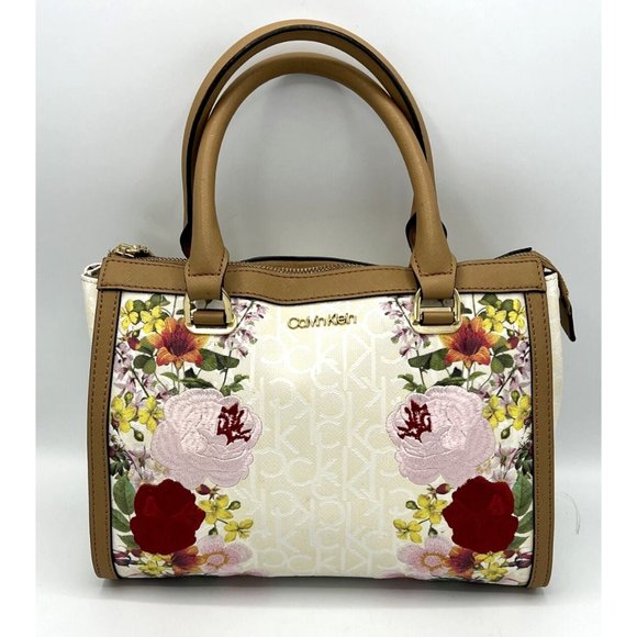 Calvin Klein Bags Calvin Klein Mercy Signature Satchel Purse